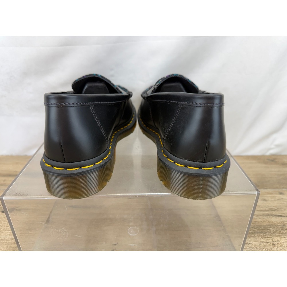 Dr. Martens Penton Floral Tapestry Loafers Black Leather Mens 9 GV 04 Y‎ - Picture 2 of 10